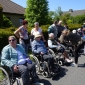 Eerste wandeling van het seizoen met de vrijwilligers.